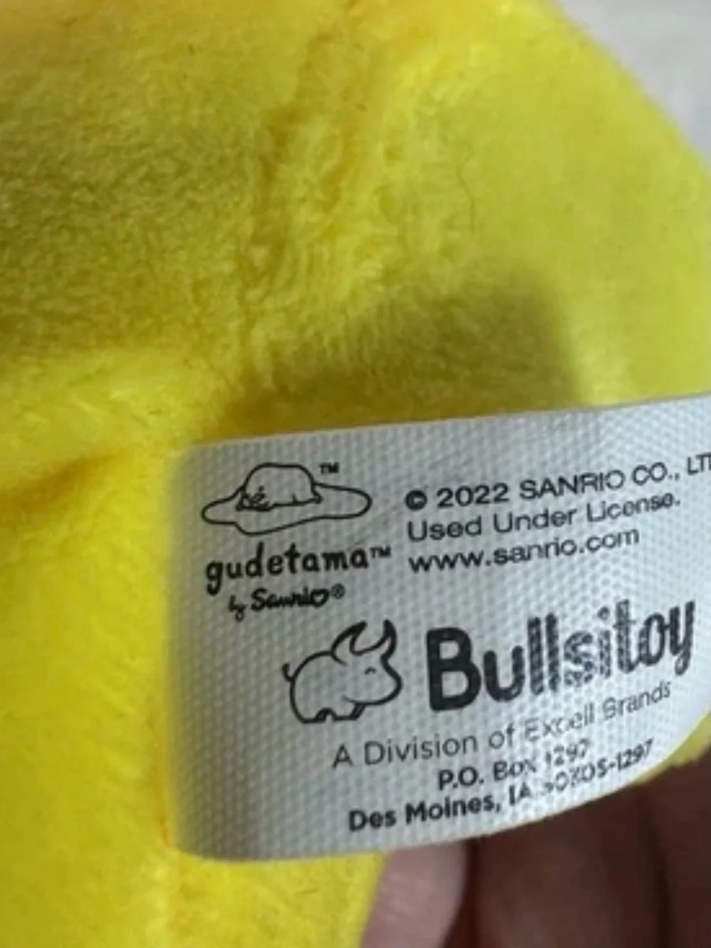 Gudetama Cutie Cuff Pizza Lazy Egg Series 2 Plush Wrist Wrap PLEASE READ